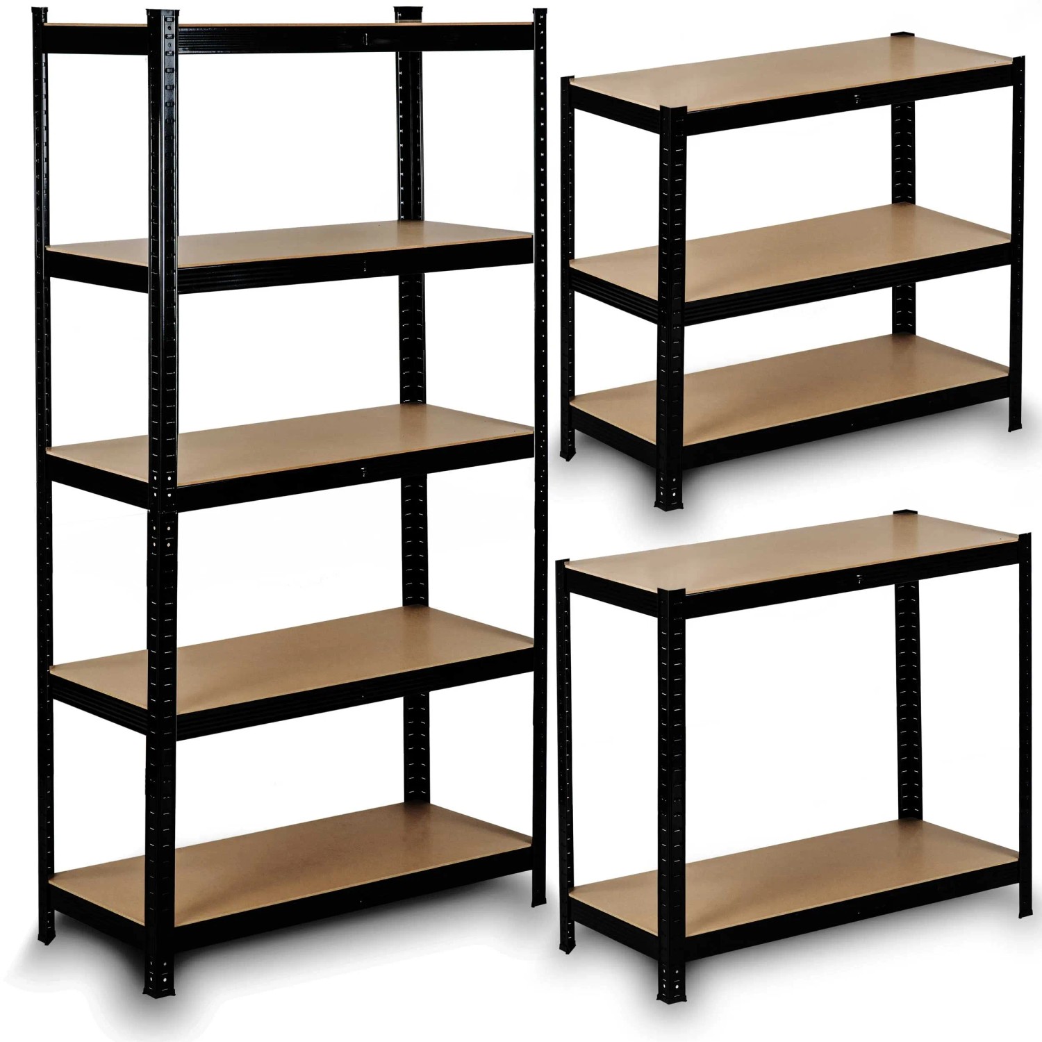 Humberg Metall Lagerregal 180 X 90 X 40 Cm Hr 813 Schwarz