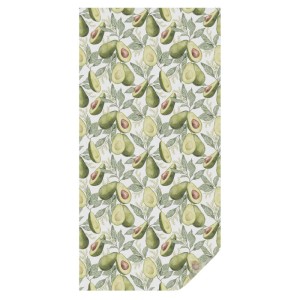 Tulup Fensterfolie Avocadoblätter Sichtschutzfolie Fenster 50x100 cm Grün Blickdichte Folie für Fenster Klebefolie Fenster