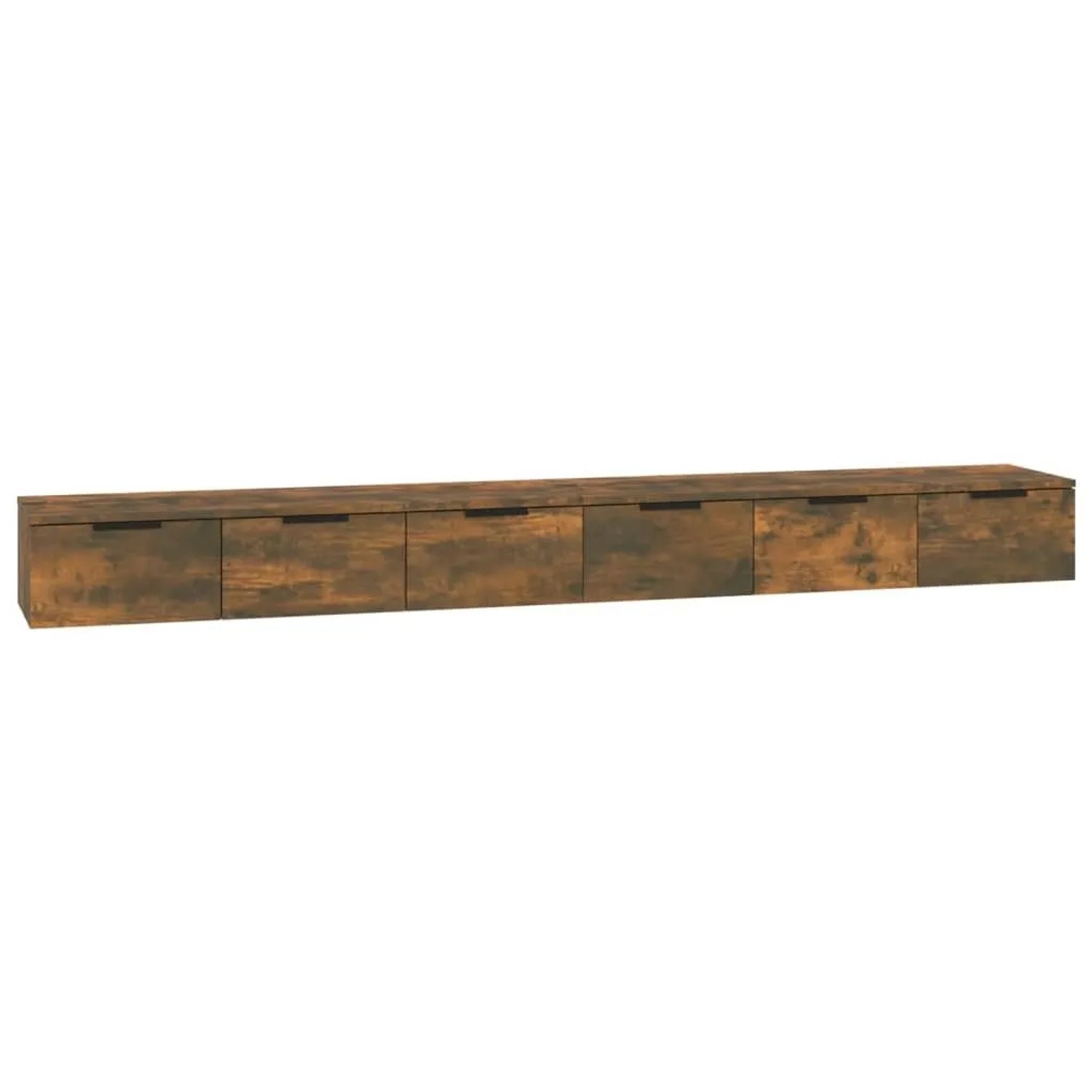 vidaXL Wandschränke 2 Stk Räuchereiche 102x30x20 cm Holzwerkstoff 3115905