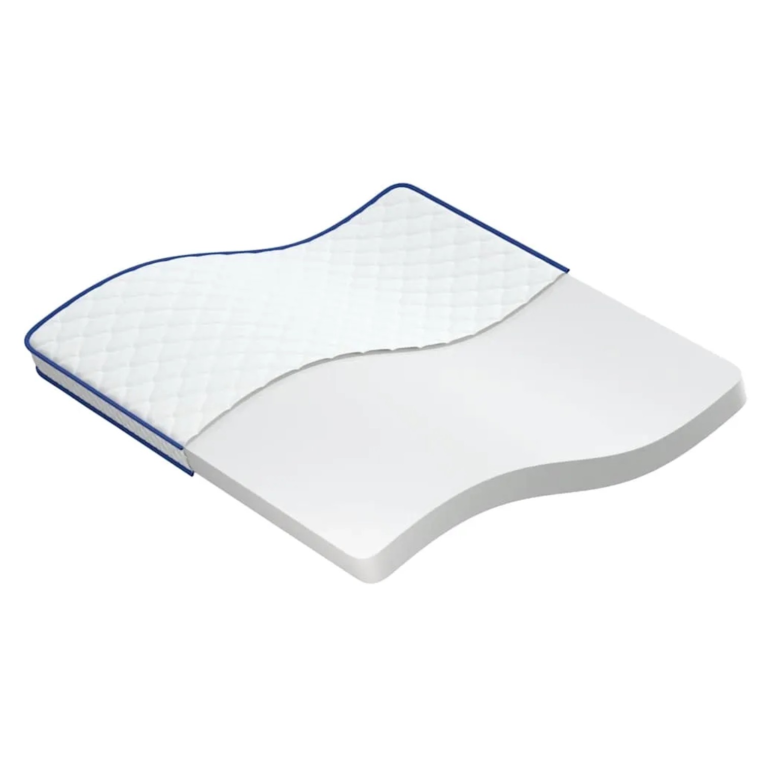 vidaXL Memory-Schaum-Matratze 200x200x17 cm Weich Weiß 4013421