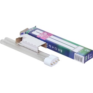 JBL Aquarium UV-C Wasserklärer 18W mit Brenner und Verpackung.