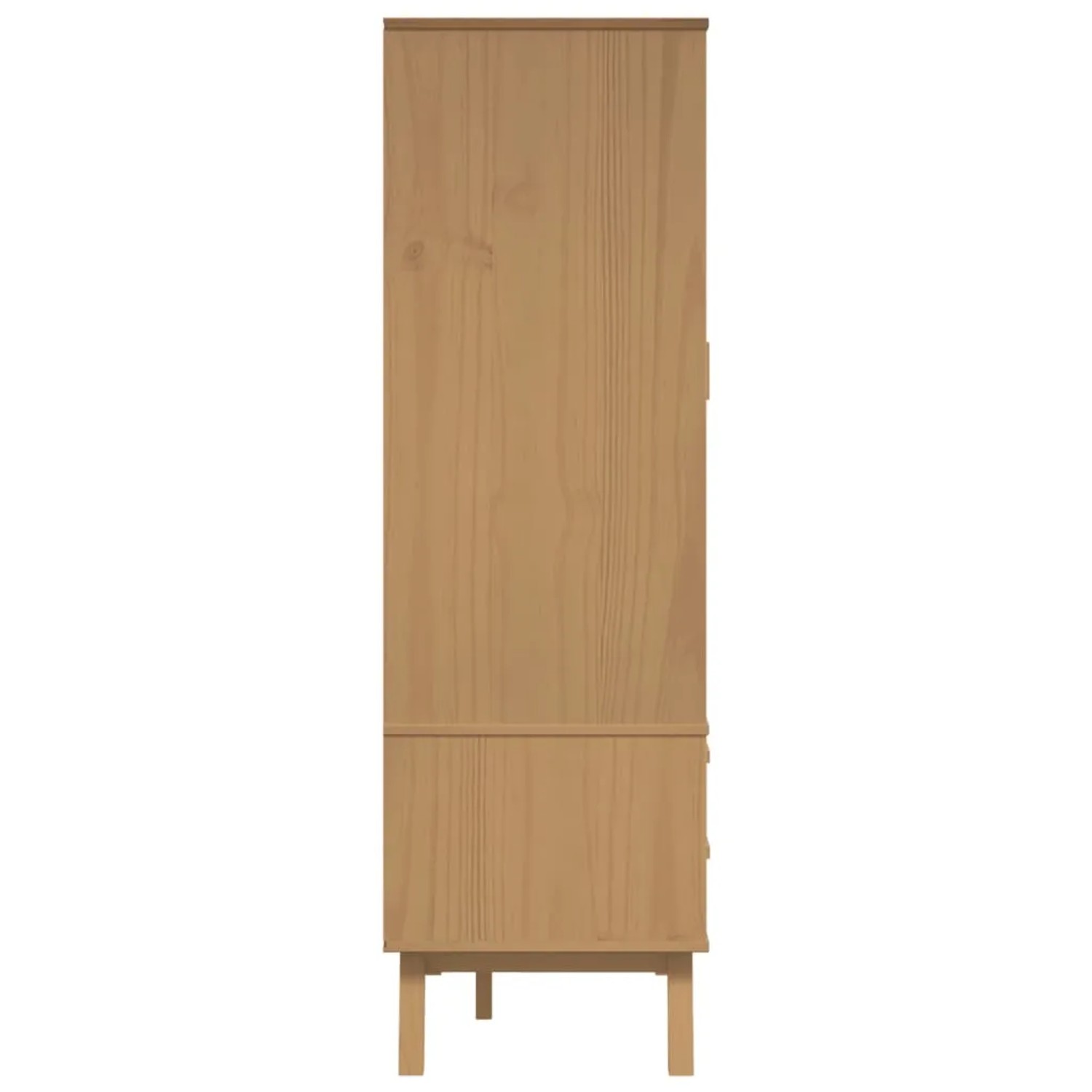vidaXL Kleiderschrank OLDEN Braun 76,5x53x172 cm Massivholz Kiefer 358594_8