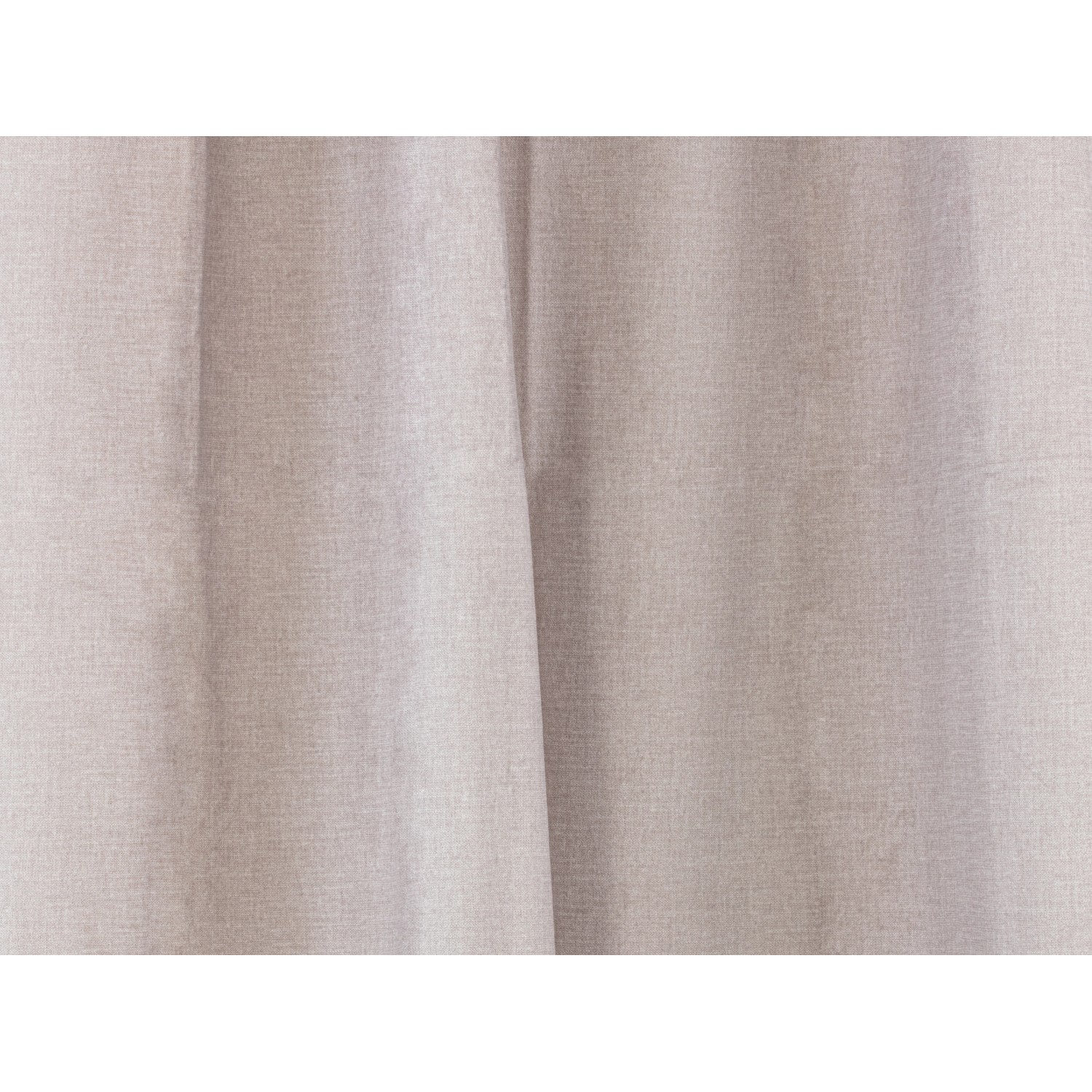 OBI Vorhang Creme, 2er-Set, 135x250 cm. Lichtundurchlässiger Fenstervorhang mit Tunnelzug.