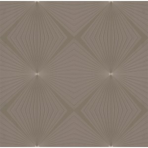 Glööckler Vliestapete Imperial Rauten in Braun für stilvolle Wände.