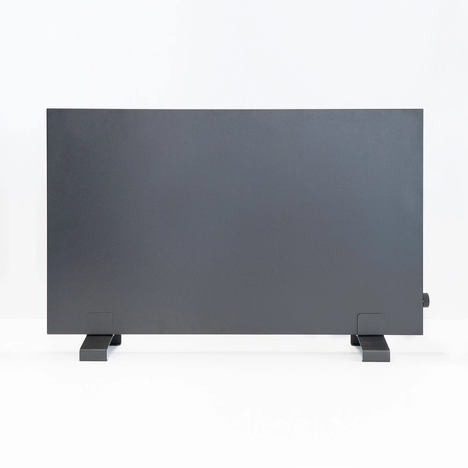 Vasner Standfüße für Konvi Hybrid-Infrarotheizung, Metall, Schwarz. Für flexible Positionierung der Elektroheizung.