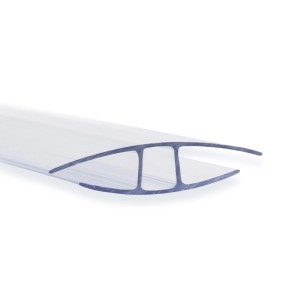 KARAT Verbinder für Doppelstegplatten, H-Profil, 121cm, 6mm Stärke.