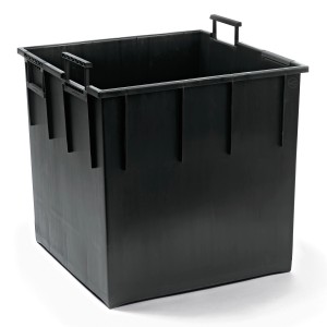 Schwarzer Lechuza Pflanzeinsatz für Cubico 30 Pflanzgefäße, Zubehör für Pflanztöpfe.