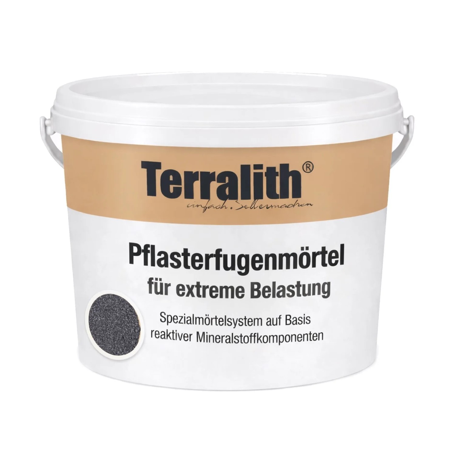 Terralith 2k Pflasterfugenmörtel Extrem 26,5 kg Anthrazit Basalt
