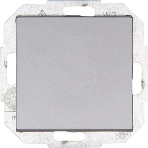 Kopp Kreuzschalter Athenis Stahl, Schalter für Licht und Strom.