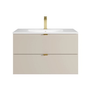 Vente-unique Einzelwaschtisch Lavena Beige 80 cm