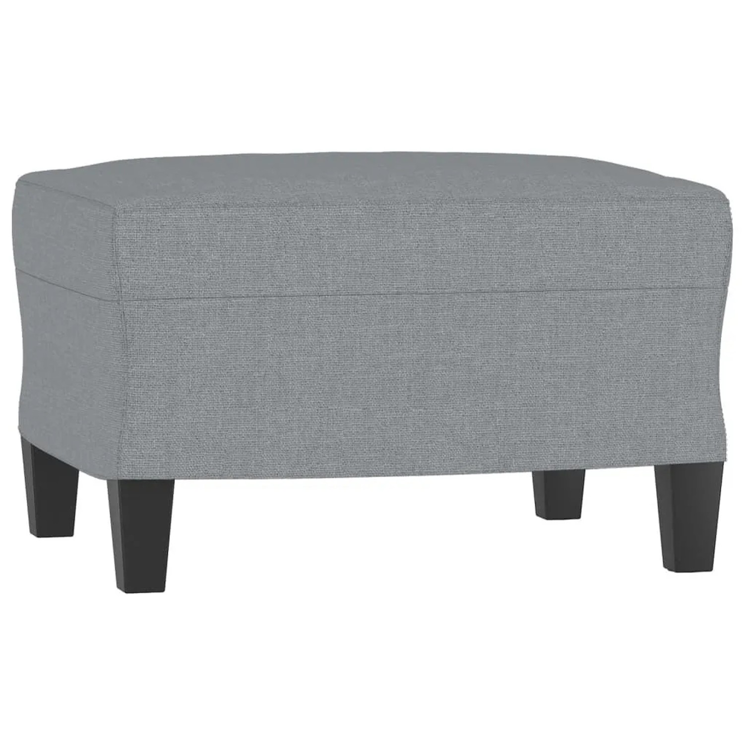 vidaXL Fußhocker Hellgrau 60x50x41 cm Stoff 349327