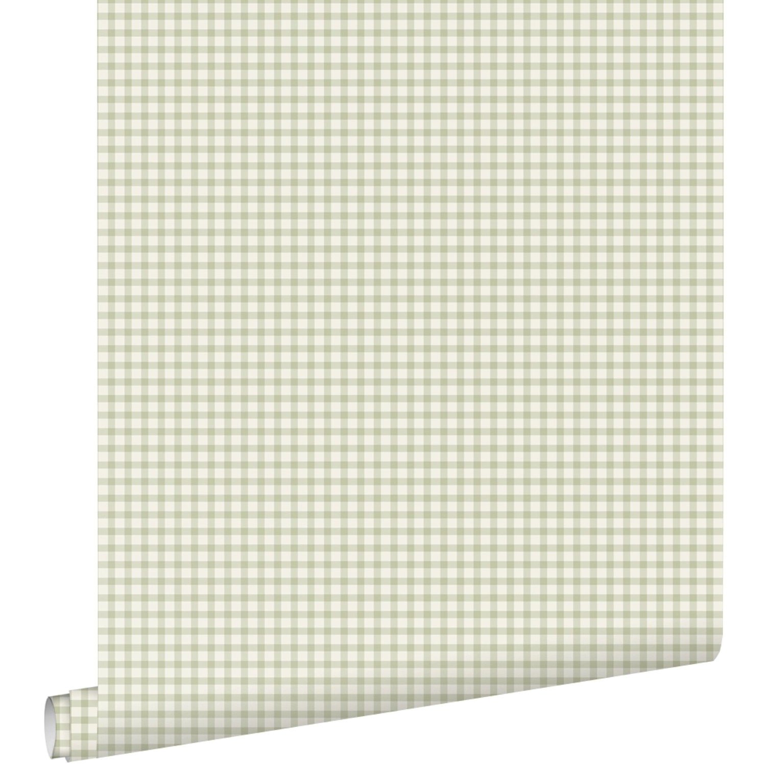 ESTAhome Tapete Karomuster Graugrün 50 x 900 cm günstig online kaufen
