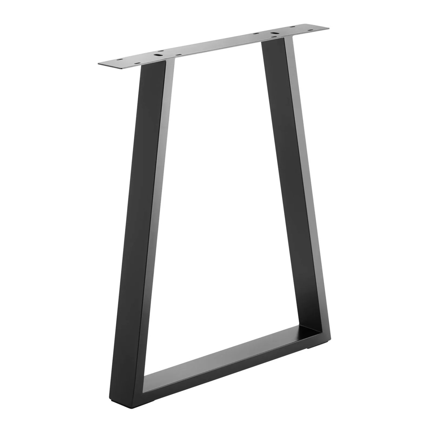 SOTECH Tischgestell V-FRAME 710 x 580 mm Schwarz Bis 100 kg Belastbarkeit inkl. Bodenschutz für Empfindliche Böden