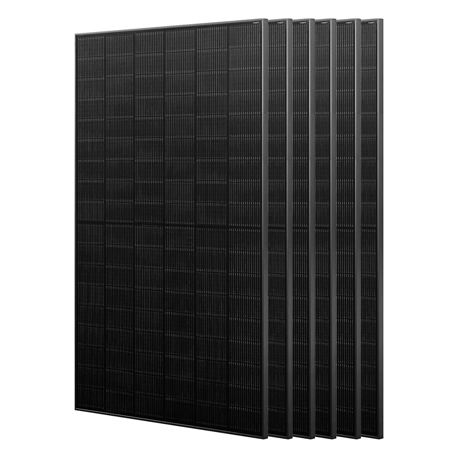 JA Solar 455W N-Typ Bifazial Glas-Glas Solarmodul Full Black 22.8% Effizienz 6pcs