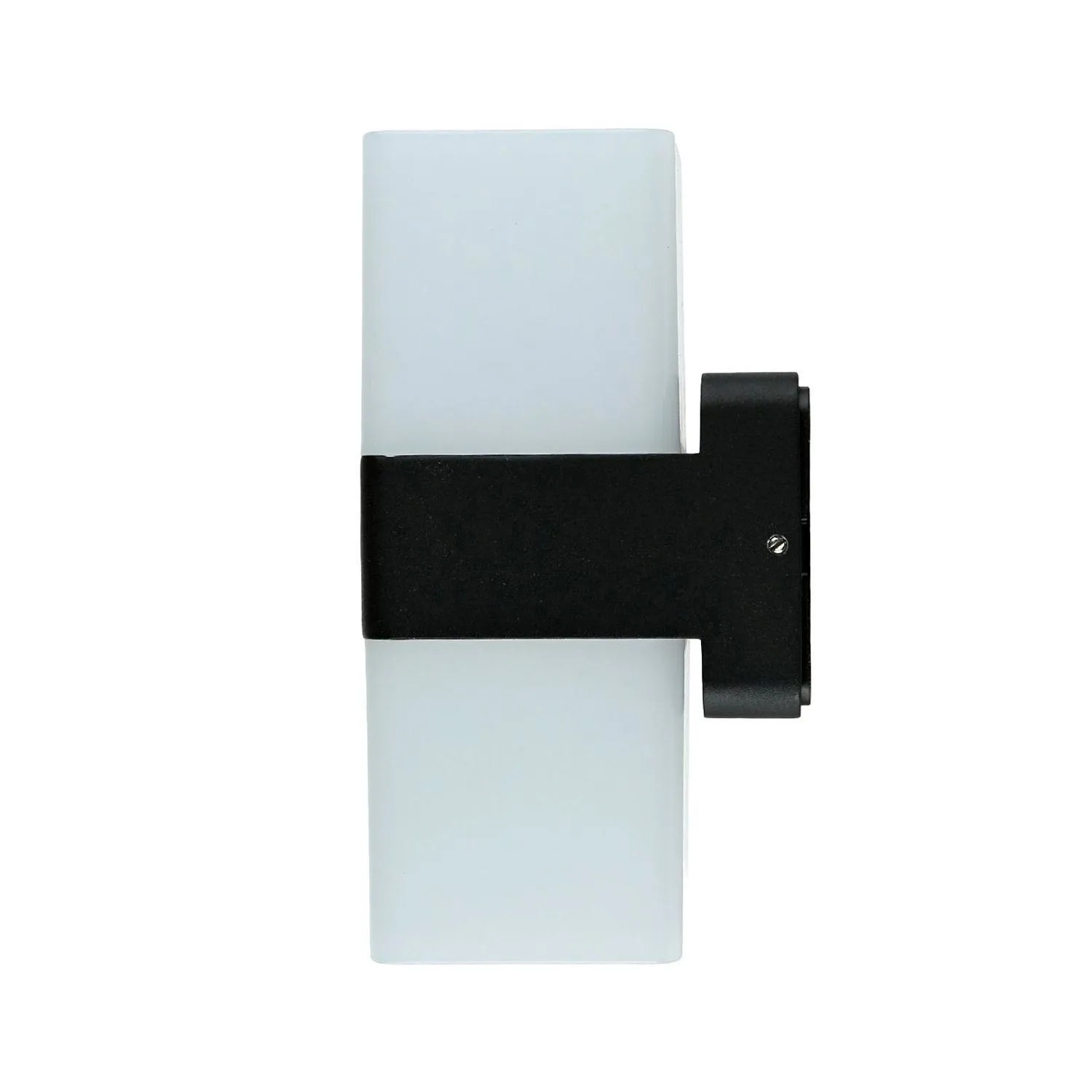 EASYLIGHT LED Außenleuchte Up Down Klein 20,5 CM Hoch IP44 Schwarz Weiß 3000 K 900 LM Modern