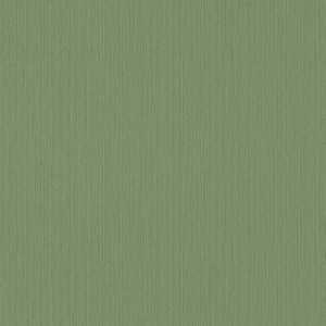 Olivgrüne Vliestapete mit feiner Linienstruktur, geeignet für Wohn- und Büroräume.