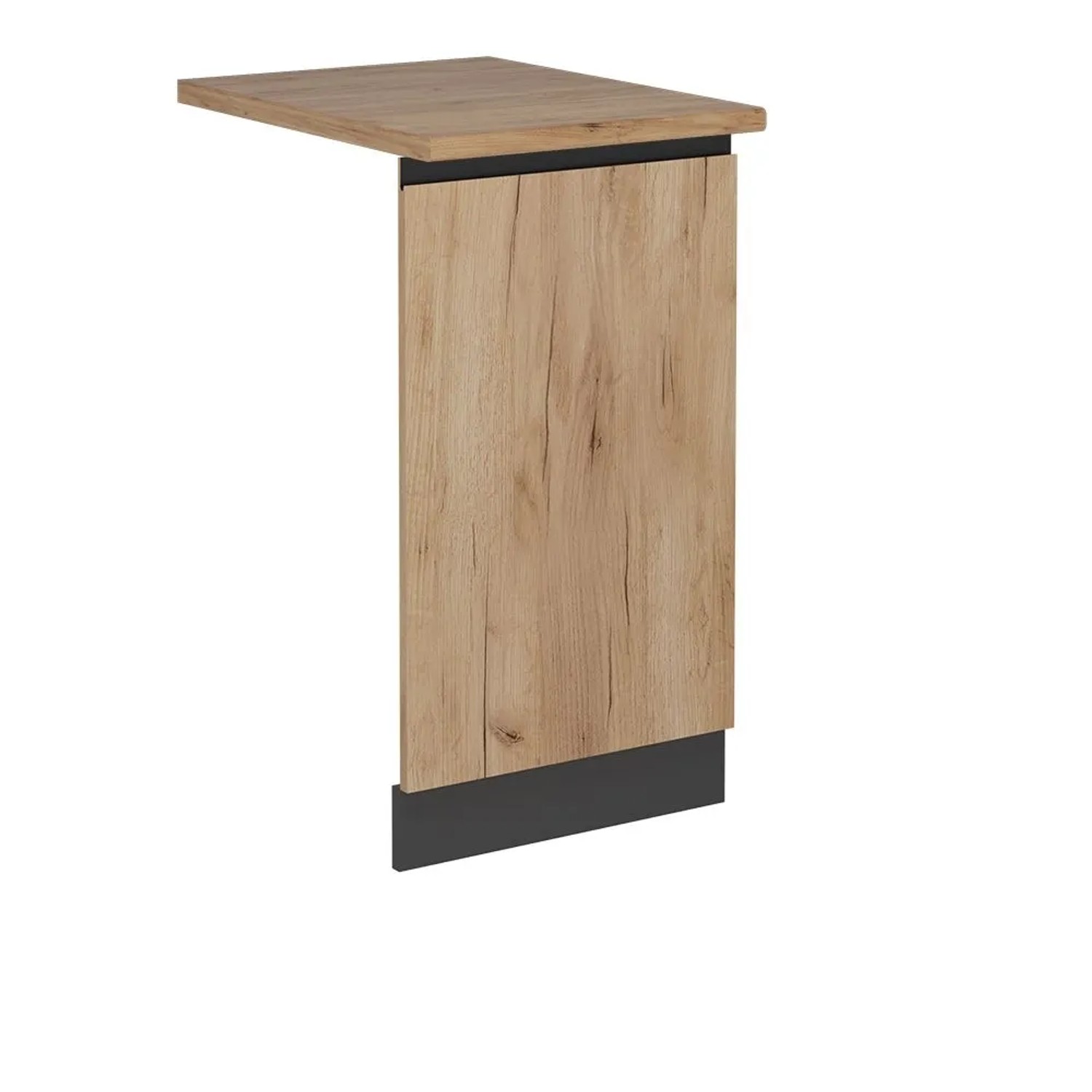 Vicco Geschirrspülblende R-Line Geschirrspüler Fronttür Goldkraft Eiche 45 cm J-Shape AP Eiche