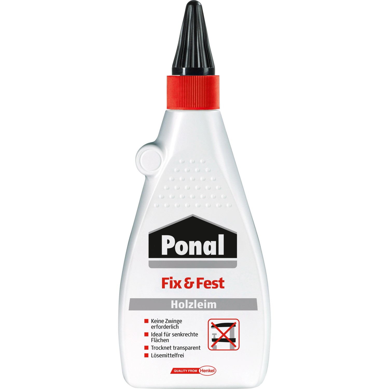 Ponal Fix & Fest Holzleim 500 g Flasche Transparent