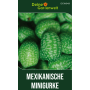 Samenpaket Mexikanische Minigurke mit kleinen, grün-weiß gesprenkelten Früchten. Fruchtgemüse Samen für den Garten.