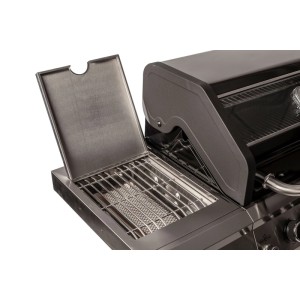 Grillfürst G410G 4 Brenner Gasgrill mit Hochtemperaturbrenner und Gusseisen Rosten