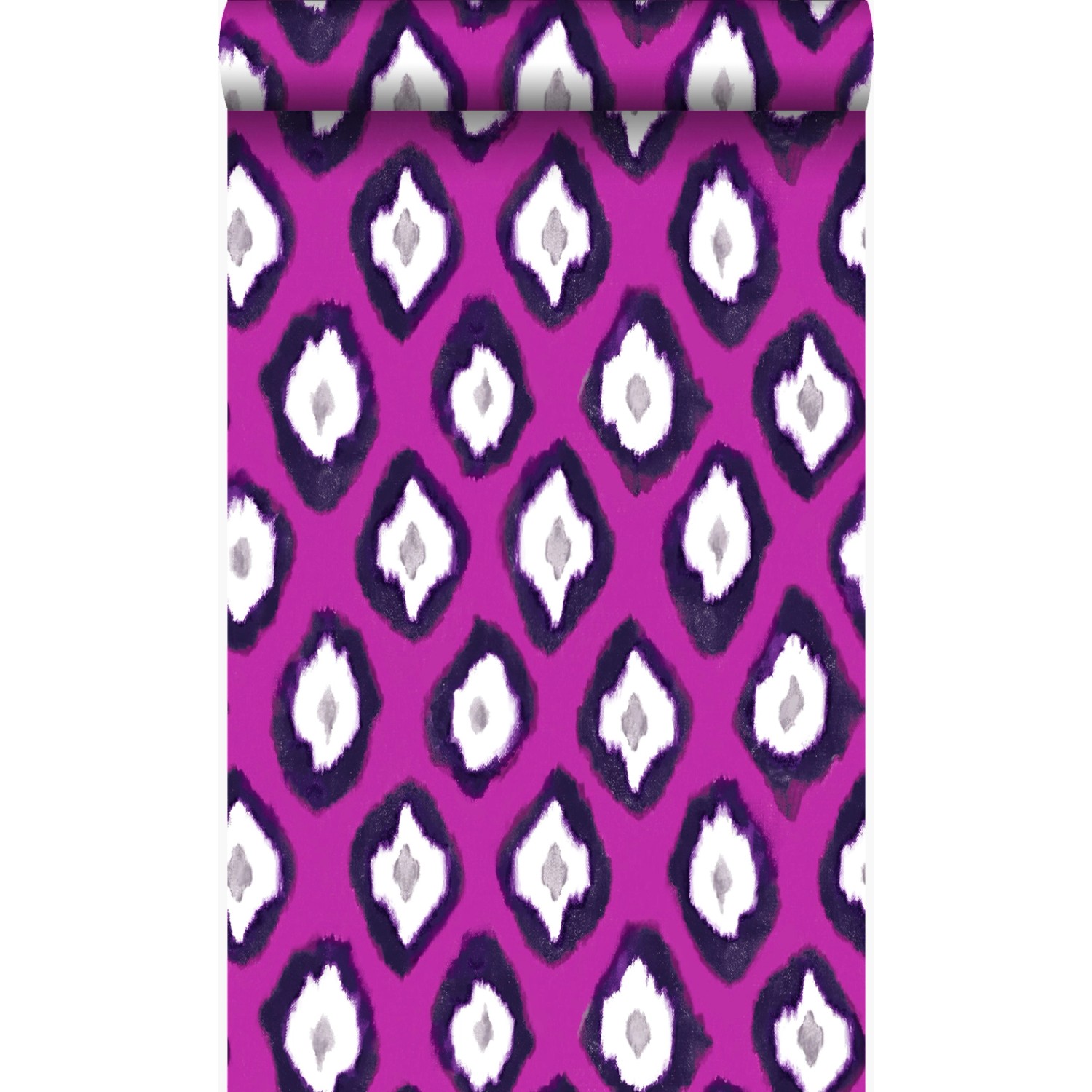 Origin Wallcoverings Tapete Ikat-Motiv Rosa 53 cm x 10.05 m günstig online kaufen