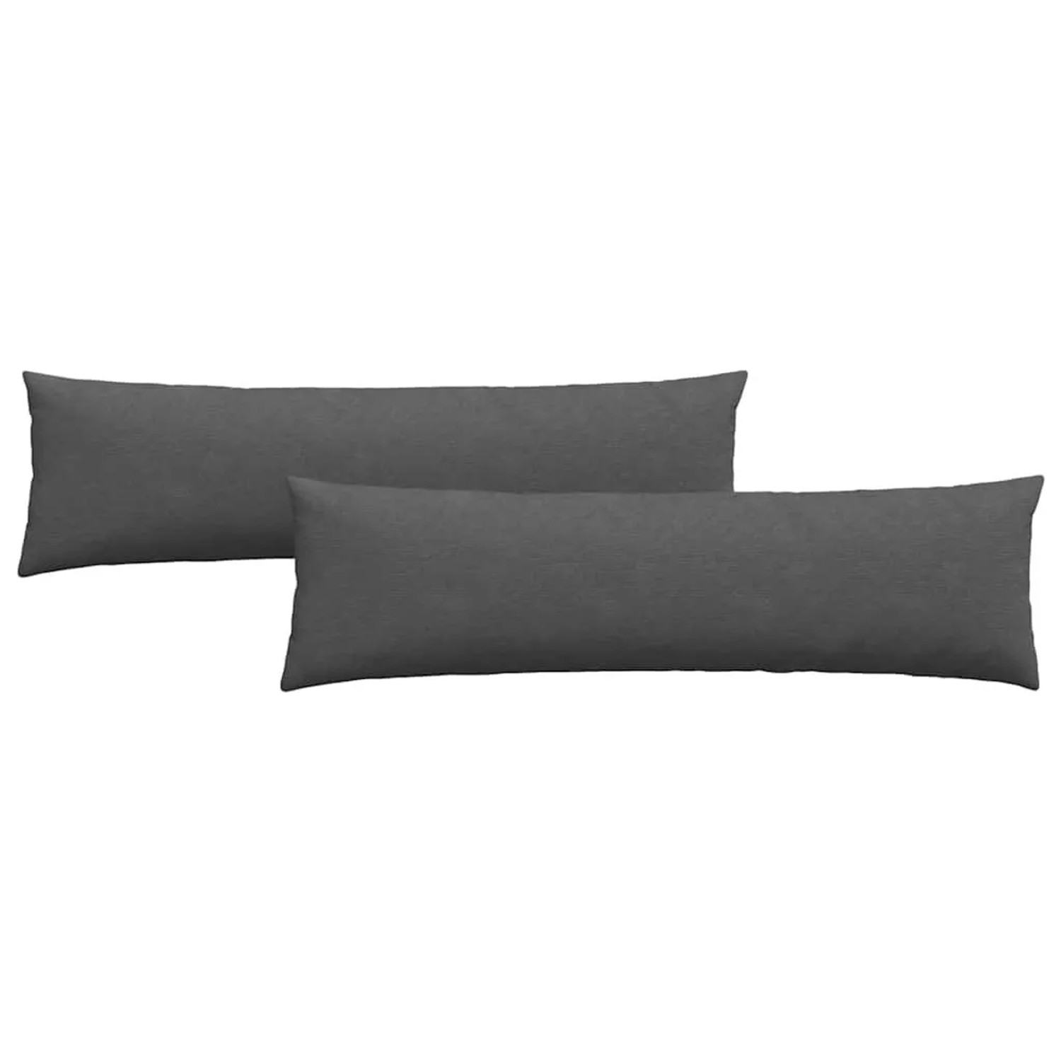 vidaXL Sofakissen 2 Stück Dunkelgrau 145 x 40 cm Cordstoff 42013861