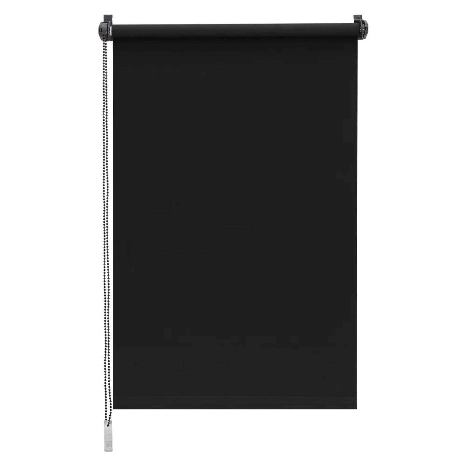 Sekey Seitenzugrollo Verdunkelung ohne Bohren Blickdicht Schwarz 70x160cm