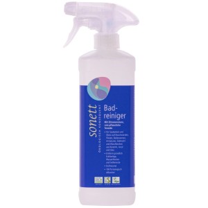 Sonett Badreiniger in Sprühflasche, 500ml, für streifenfreien Glanz im Bad.