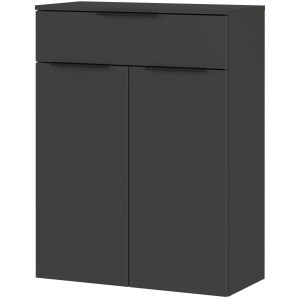 Germania Kommode Crandon, graphitfarben, mit Schublade und zwei Türen. Sideboard für Wohnraum.