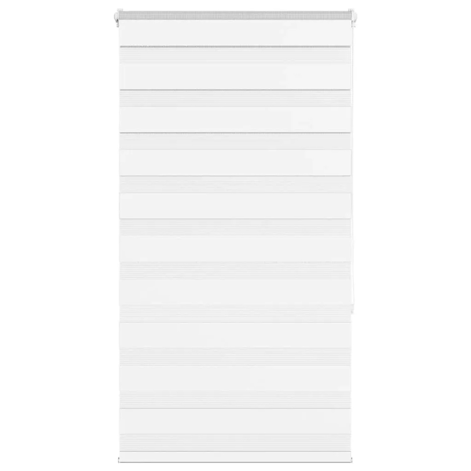 vidaXL Doppelrollo Weiß 70x150 cm Stoffbreite 65,9 cm Polyester 4014749 günstig online kaufen