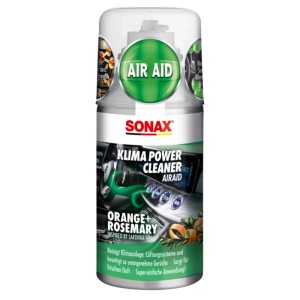 Sonax Klimaanlagenreiniger AirAid Orange Rosemary, 100ml Dose für die Autopflege.