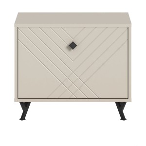 Inn.Furn Garderobenbank Sand 60 cm mit Soft-Close Apunti
