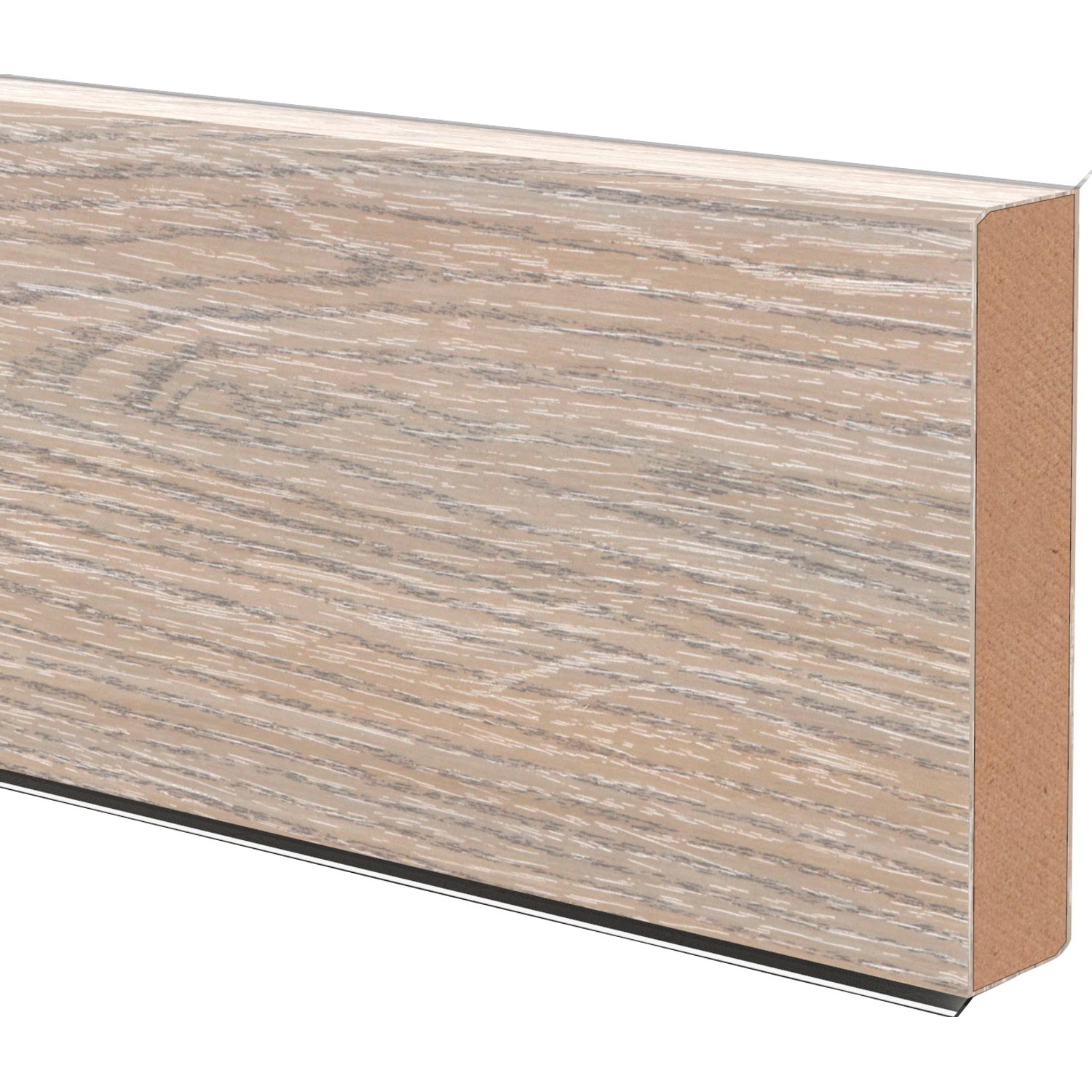 Sockelleiste Cubu 60 Touch & Style Tanned Oak 13 mm x 60 mm Länge 2500 mm