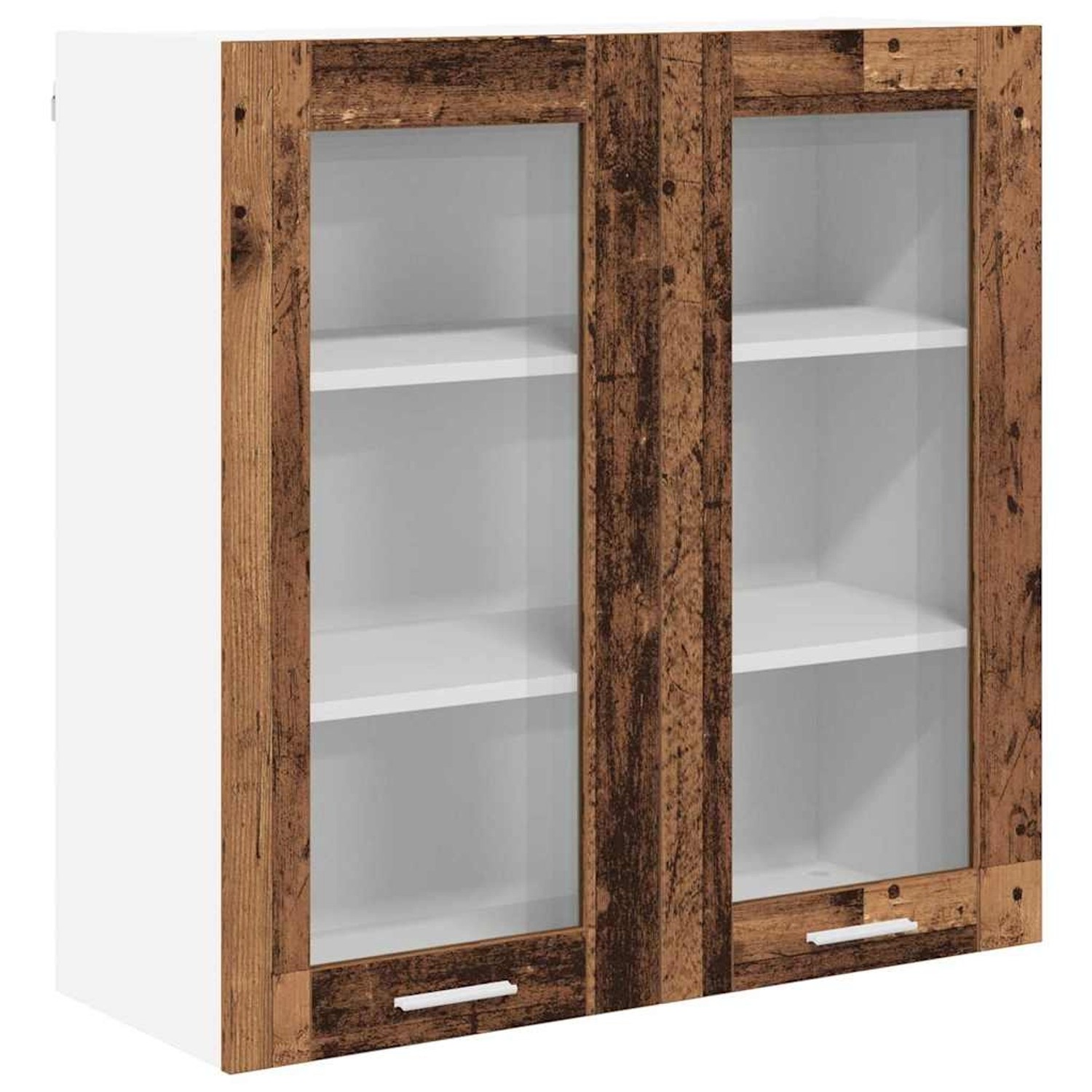 vidaXL Hängeschrank mit Tür Riga Altholz 80 x 31 x 80 cm Holzwerkstoff 8843 günstig online kaufen