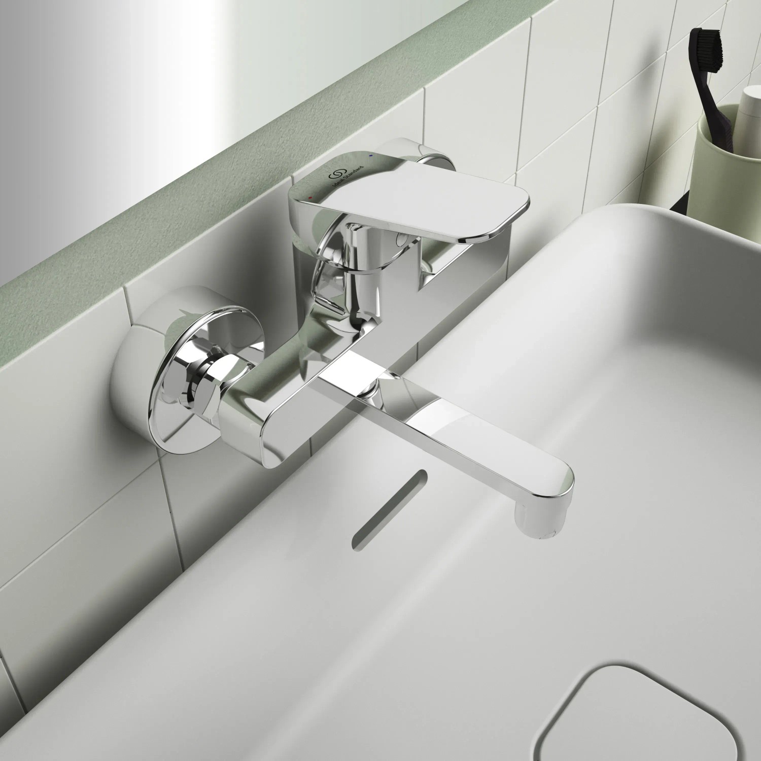 Ideal Standard BD340AA Ceraplan wand-keukenkraan Opbouw