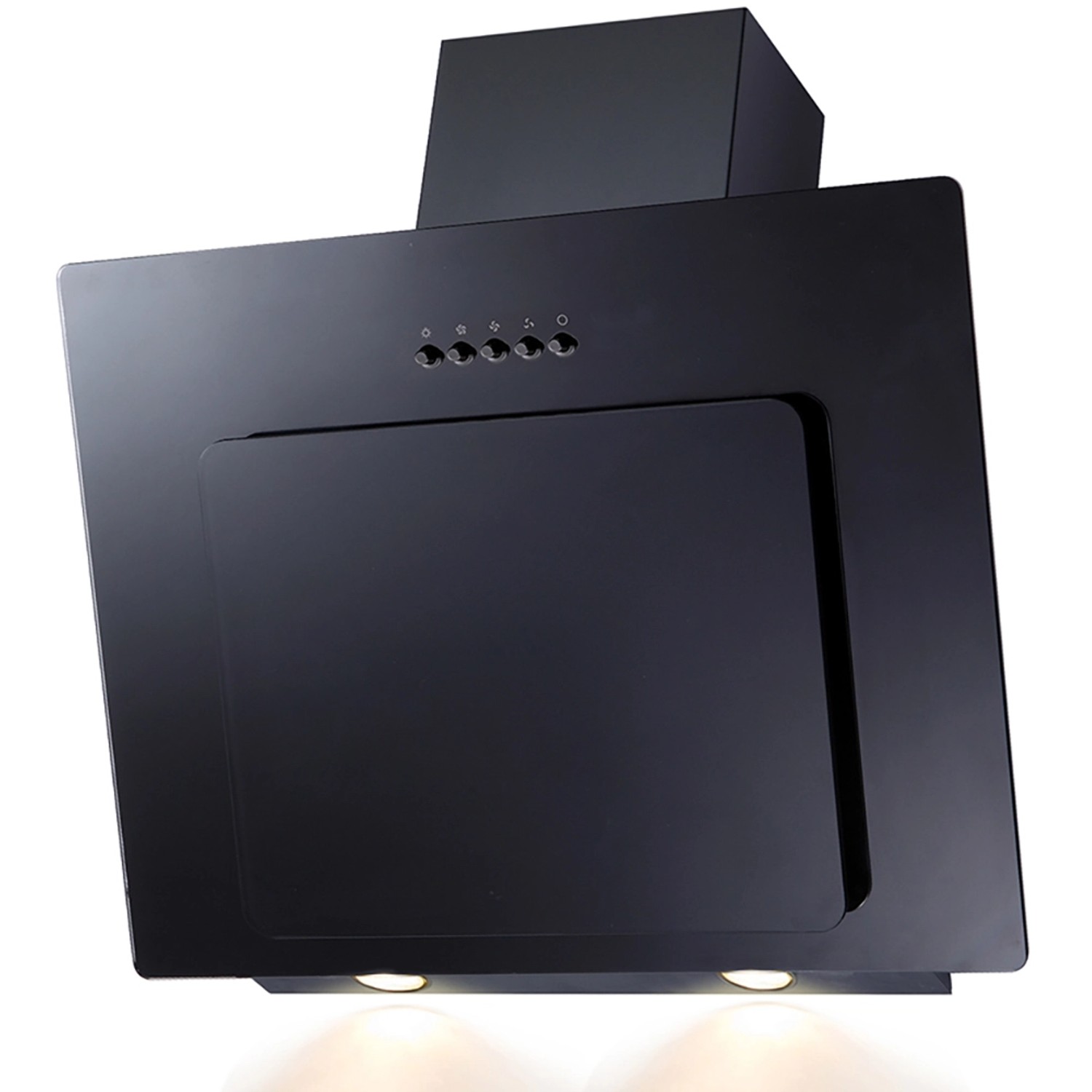 Schwarze PKM Kopffreihaube aus der Impuls Küchen Küchenzeile, Teil der Einbauküche.