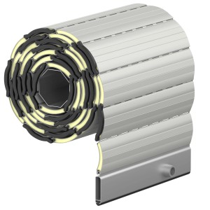 Rollwin Rollladen Alu Maxi 52 Hellgrau Fertigmaß 130 x 170 cm (BxH) Rolladenpanzer Mit Rollladendämmung Rollladenpanzer Rollladenfenster Rolladen