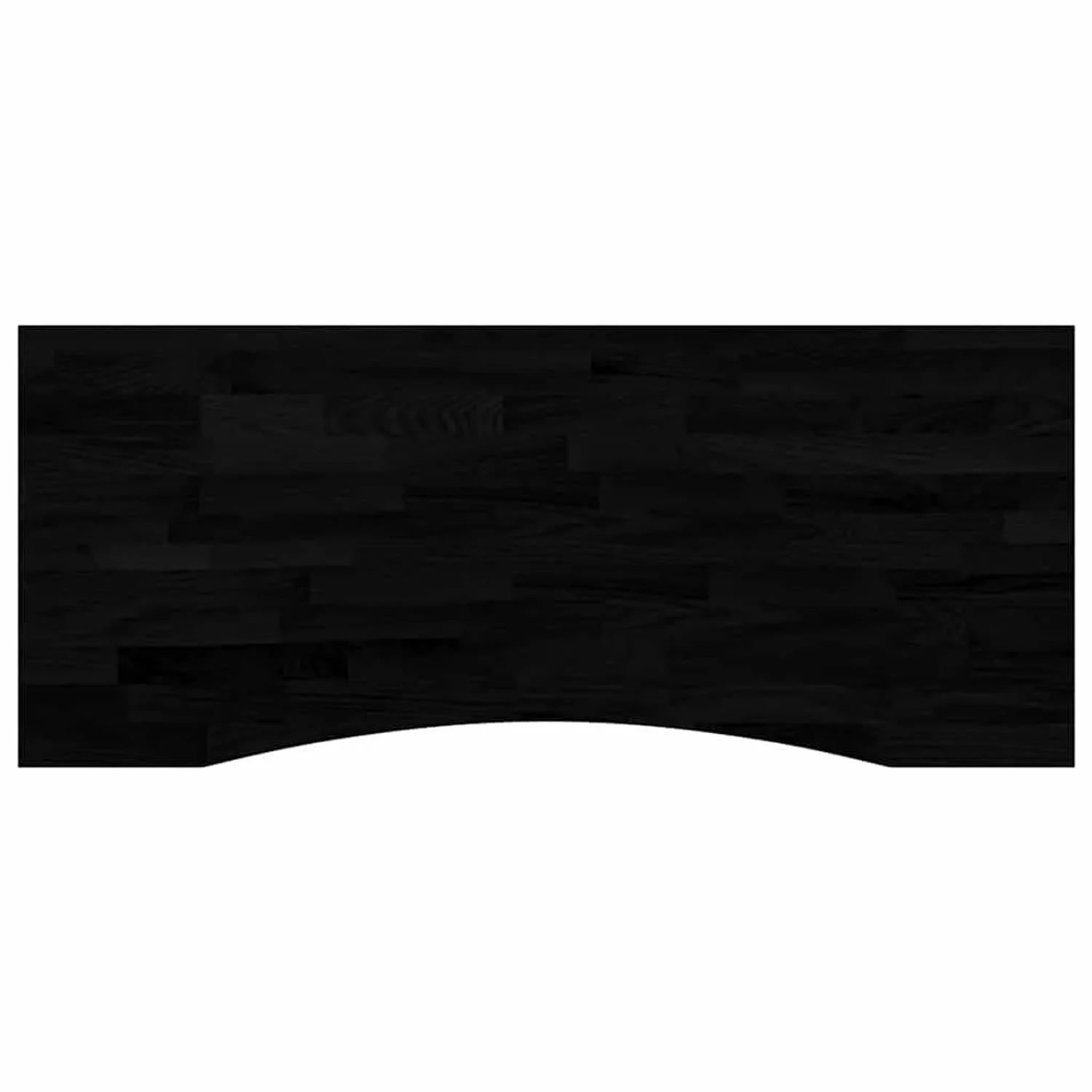 vidaXL Schreibtischplatte Dunkelbraun 120x60x2,5 cm Massivholz Eiche 4009034
