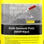 Sakret Kalk-Zement-Putz MAP 10kg im gelben Sack, geeignet für Innen- und Außenbereich.