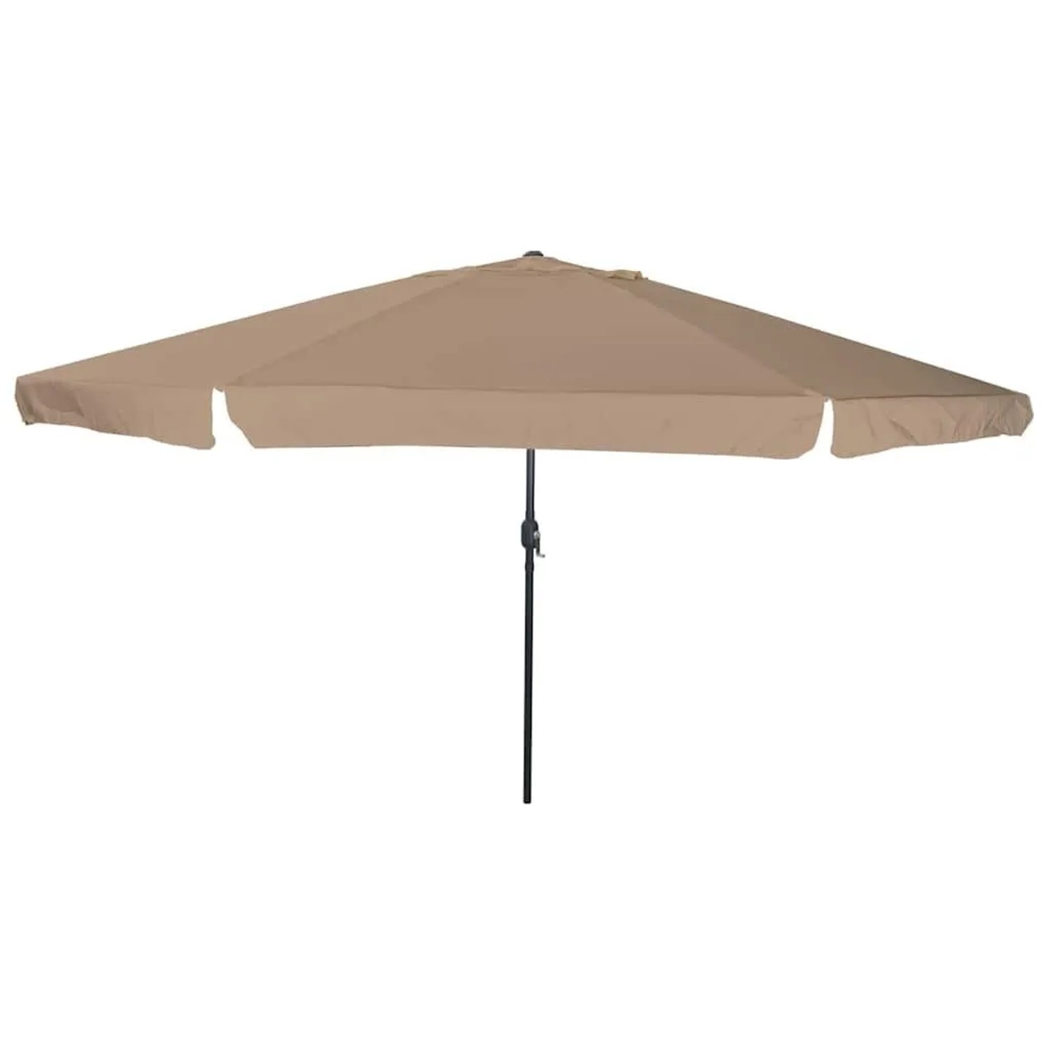 vidaXL Gartenparasol Taupe und Schwarz 395 x 395 x 245 cm 42003639 günstig online kaufen