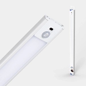 LED Schrankleuchte mit Akku, 605mm, dimmbar, mit Sensor. Ideal als Unterbauleuchte.