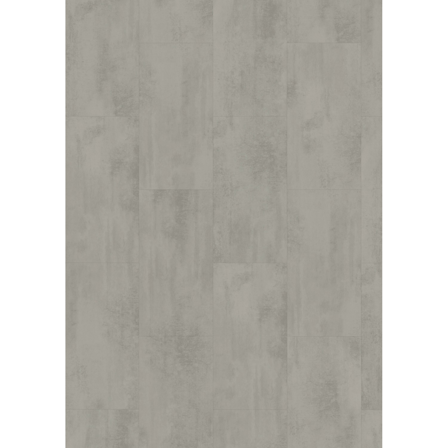 Egger Designboden Aquadura+ Chromix Silber, Vinylboden in grauer Betonoptik.