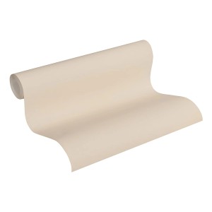 Rolle beige Glitzer Tapete Uni, PROFHOME 372724-GU, 0,53x10,05m, für Wandgestaltung.