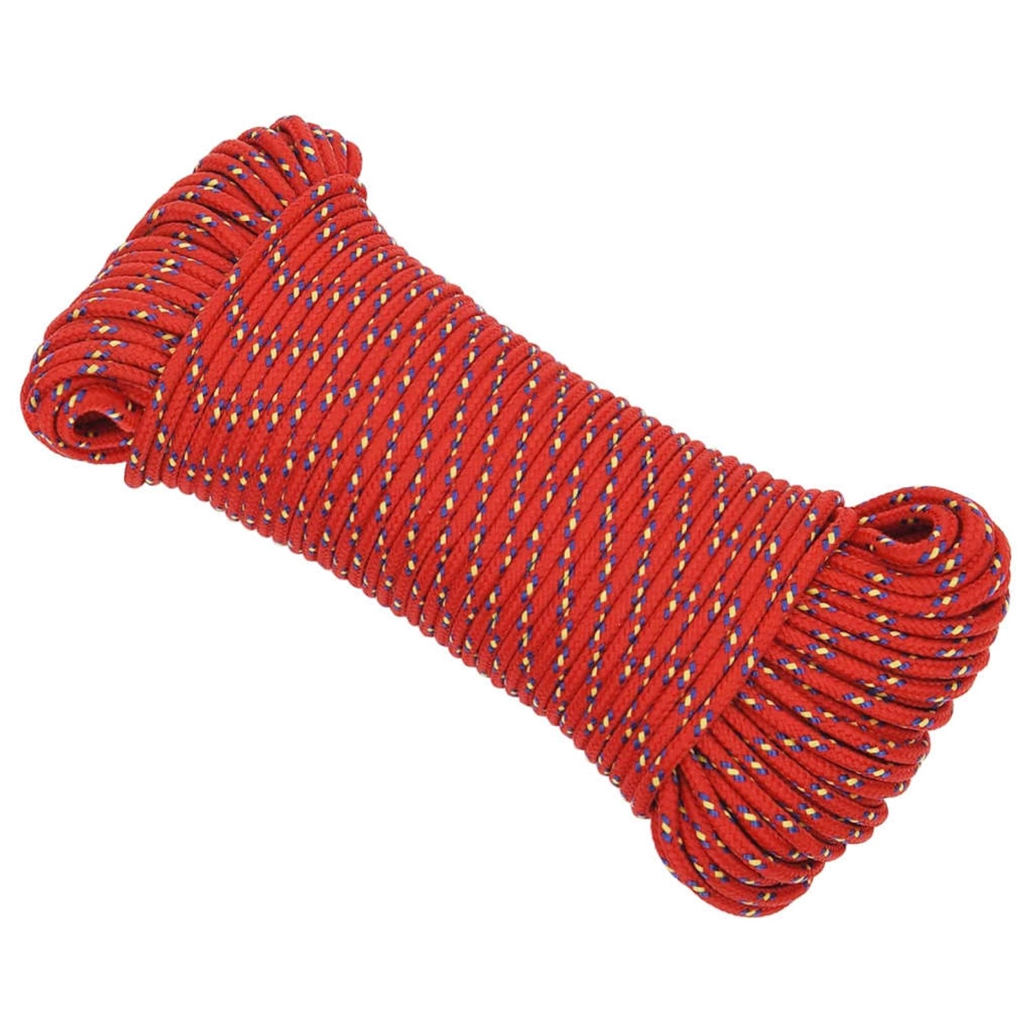 vidaXL Bootsseil Rot 5 mm 25 m Polypropylen 152385