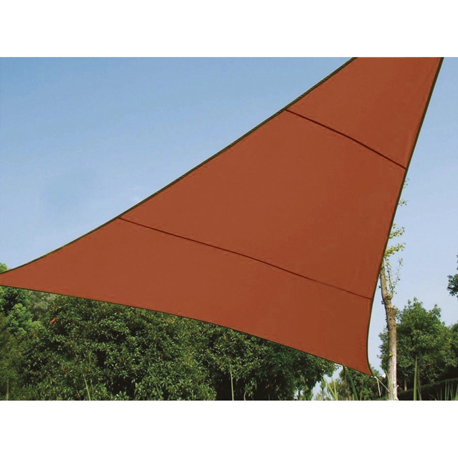 Sonnensegel Terrakotta Dreieckig  3,6 x 3,6 m x 3,6 m