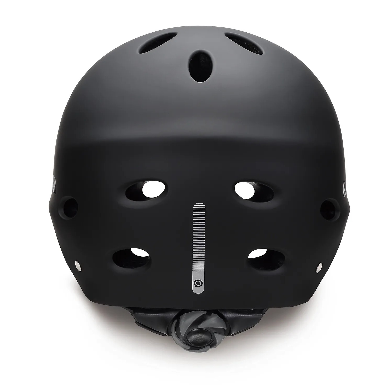 Schwarzer Globber Helm Adult, Größe L, für Erwachsene, mit Belüftungsöffnungen und Reflektoren.