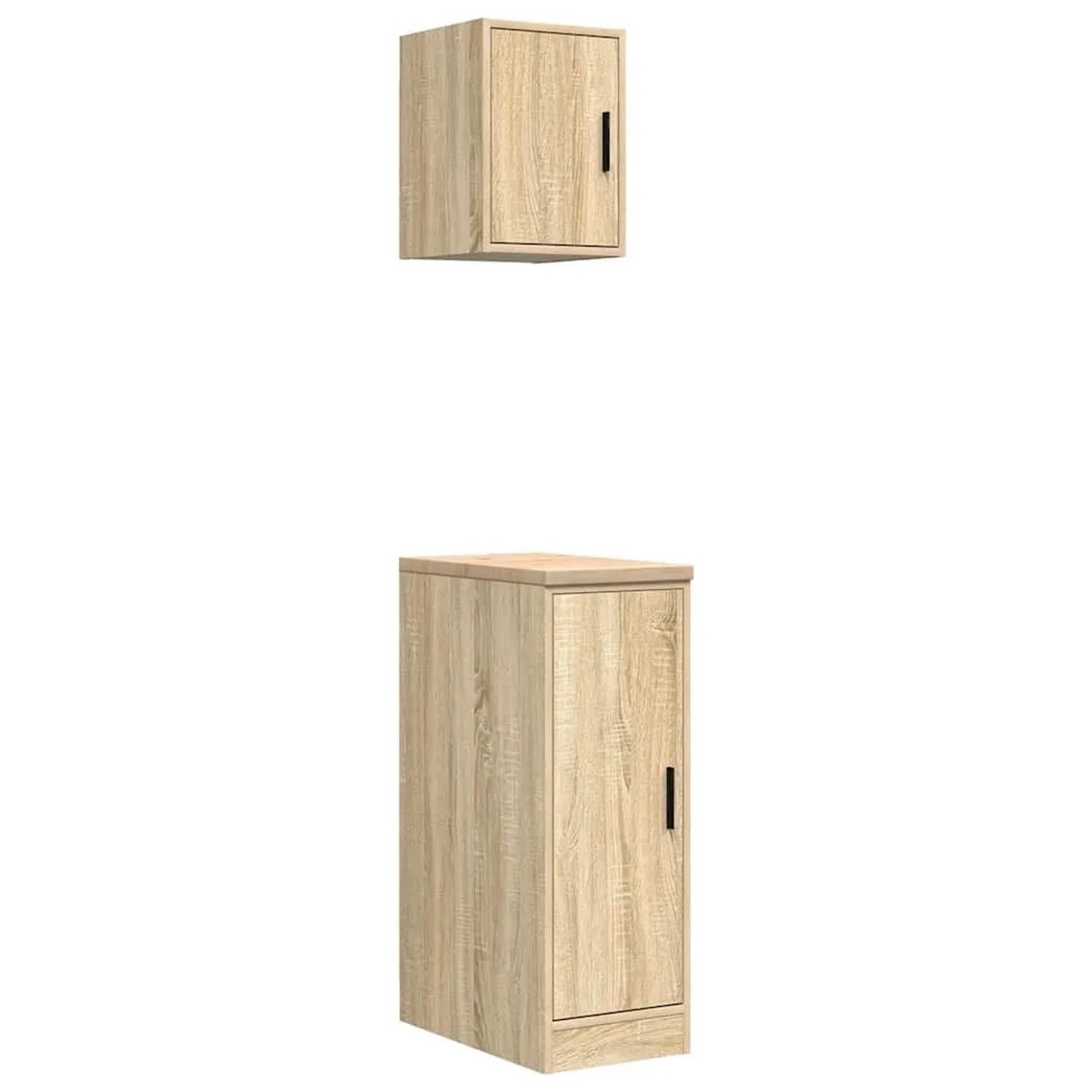 vidaXL Garagenschränke 2 Stk Sonoma-Eiche Holzwerkstoff 3328289