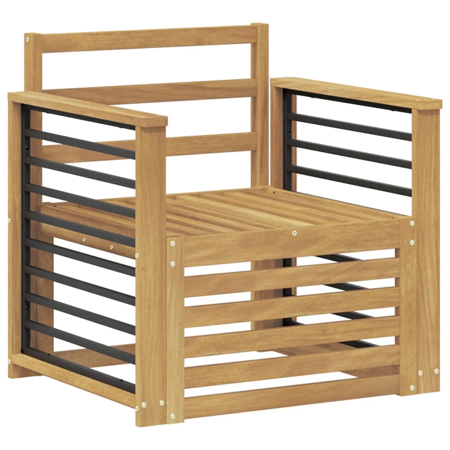 vidaXL Outdoor-Sofagarnitur Massivholz Akazie Weiß 3439106