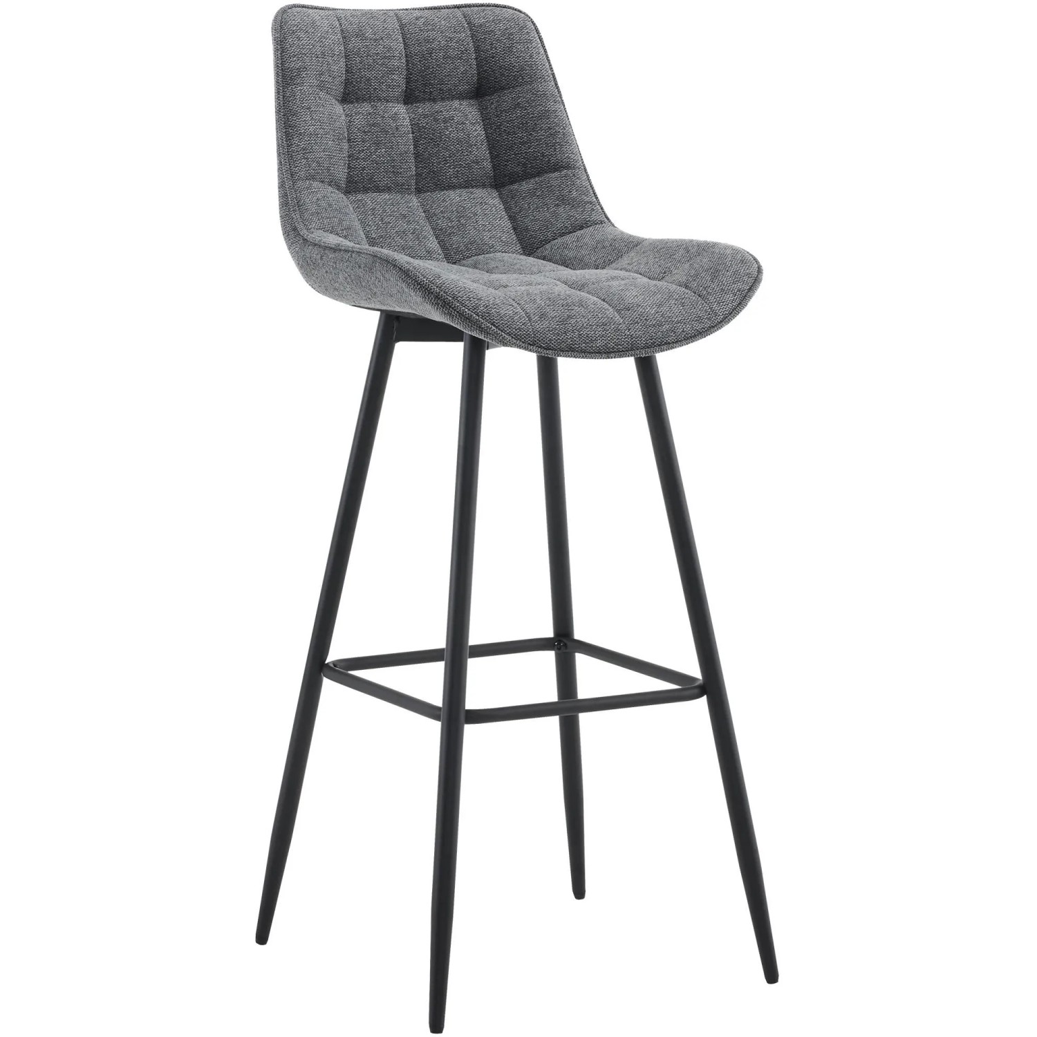 CLP Barhocker Dartford dunkelgrau/Stoff