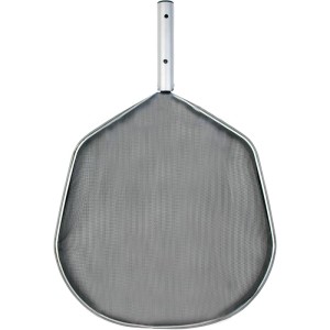 Planet Pool Profi Oberflächenkescher in Silber und Schwarz für die Poolreinigung.